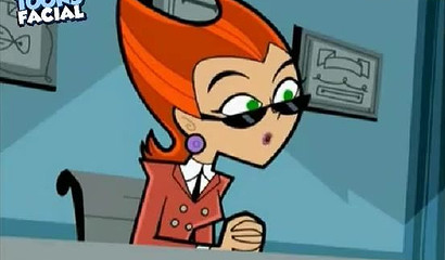 Busty MILF fucks with a young guy Danny in the cartoon Danny the Ghost"