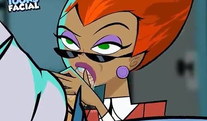 Busty MILF fucks with a young guy Danny in the cartoon Danny the Ghost"