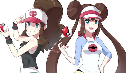Hentai cartoon porn with beauties Hilda and Rose from Pokemon"
