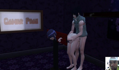 Animated BDSM sex with a chained slave Hinata