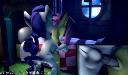 MLP XXX Sex is Magic Fluttershy x Rarity