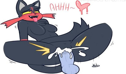 Porno Zusammenstellung von Bildern und Animationen mit niedlichen Pokémon