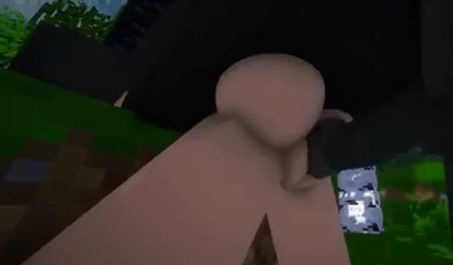 Minecraft looking way better with a couple of creampies