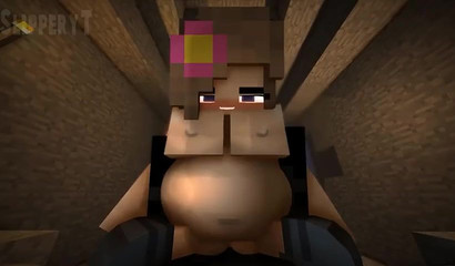 Minecraft looking way better with a couple of creampies