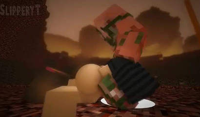 Minecraft looking way better with a couple of creampies