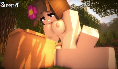 Minecraft porn compilation with busty whores
