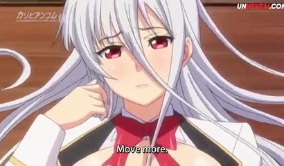 Uncensored sex education practice in hentai school