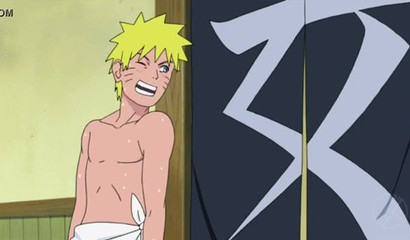 Sakura Haruno adds the hot to the tub