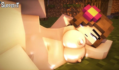 Minecraft Jenny et Amber au paradis des lesbiennes animées