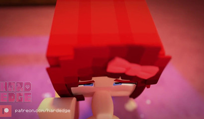 Redhead Scarlett from Minecraft is the sloppiest cocksucker