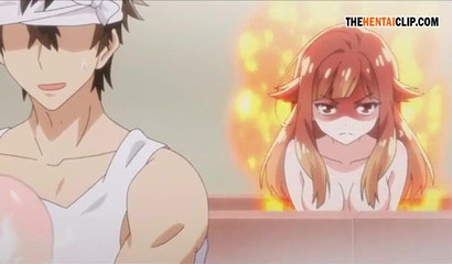 Now I want to join this hot hentai sauna for a threesome
