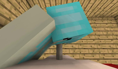 I'd pump that Minecraft box until my balls were left dry