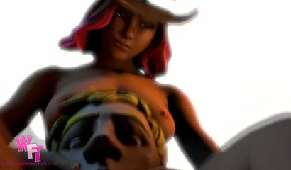 Try to last to the end of the Fortnite 3D porn collection