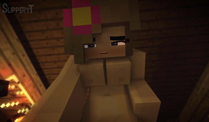 Filling her stomach with the warmest cream - XXX Minecraft