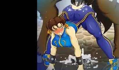 Chun Li can't take the huge horse rod