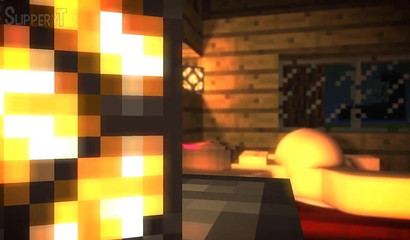 Golem leaves her pussy in the shape of his iron cock