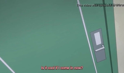 Bakugo can't pull out his cock from her anime snatch