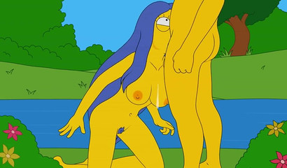 Young Marge Simpson Gets Facefucked