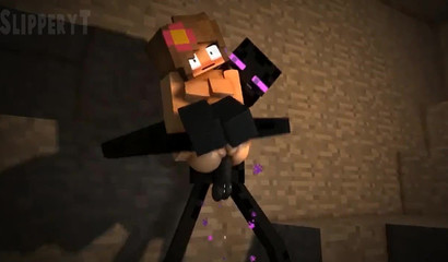 Orgasmic! 3D Jenny hosts huge Minecraft rod