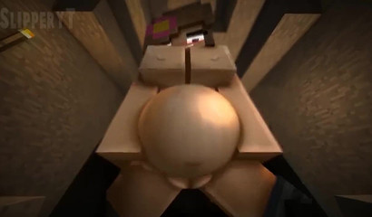 Orgasmic! 3D Jenny hosts huge Minecraft rod
