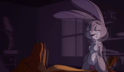 Officer Judy Hopps takes law into her 3D Zootopia pussy