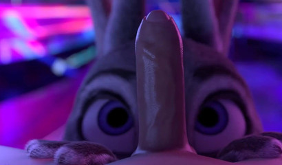 Officer Judy Hopps takes law into her 3D Zootopia pussy