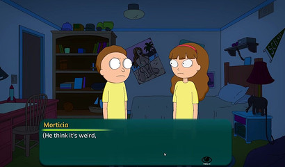 410px x 240px - Morty empties his cartoon cock on all the girls in his house