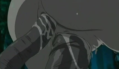 Massive monster tentacles made a slave out of cute anime chick