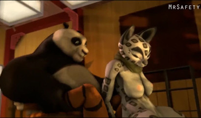 410px x 240px - Whole Kung Fu Panda clan can use Tigress' 3D pussy