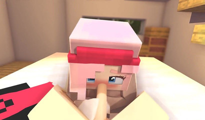POV Zoey sucks the Minecraft out of 3D rod