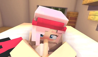 POV Zoey sucks the Minecraft out of 3D rod
