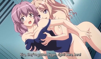 Cum hard with these anime hentai lesbians in bikinis