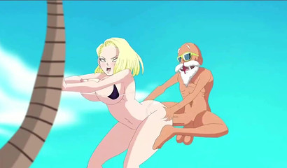 Android 18 rides him until his Dragon Balls are empty