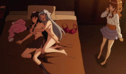 Eager lesbian fingers can't resist a young sweet pussy