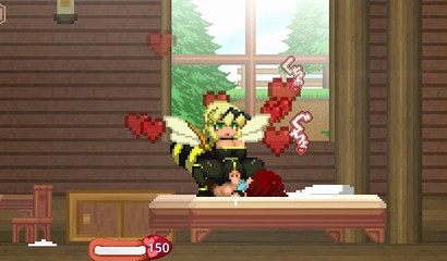 You won't last with this succubus anime porn game