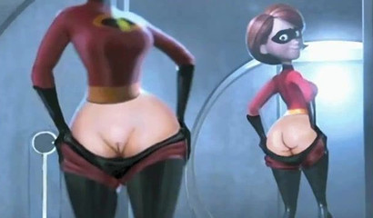 410px x 240px - Elastigirl gives up her 3D pussy to save the Incredibles