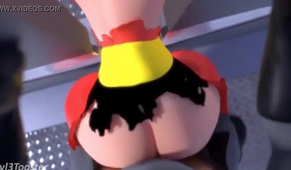 3d Cartoon Xxx Incredibles - Elastigirl gives up her 3D pussy to save the Incredibles