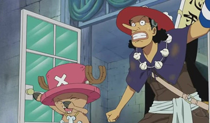 Steamy shower got anime chick Nami wet and horny