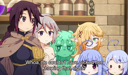 Hyena girl collecting anime chick's virginity