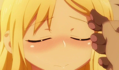 Hyena girl collecting anime chick's virginity