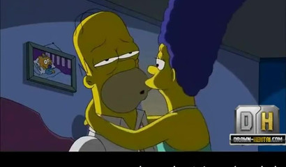 Marge Simpson makes her hubby happy