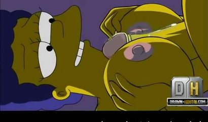 Marge Simpson makes her hubby happy