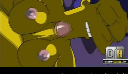 Marge Simpson makes her hubby happy