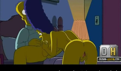 Marge Simpson makes her hubby happy