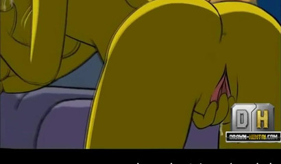 Marge Simpson makes her hubby happy