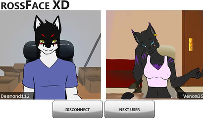 He made this furry cartoon chick tease herself online