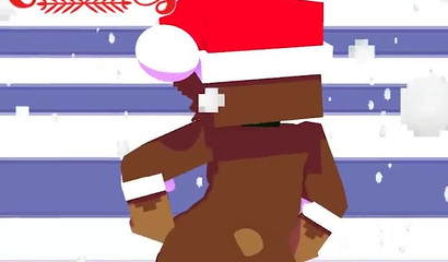 Minecraft te desea una blanca Navidad