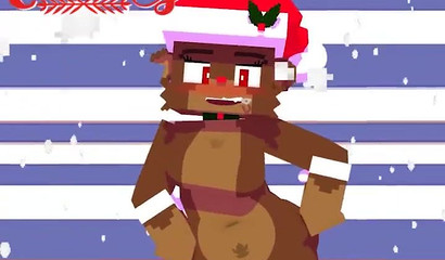 Minecraft te desea una blanca Navidad