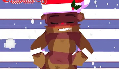 Minecraft te desea una blanca Navidad