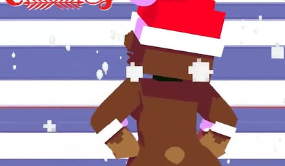 Minecraft te desea una blanca Navidad